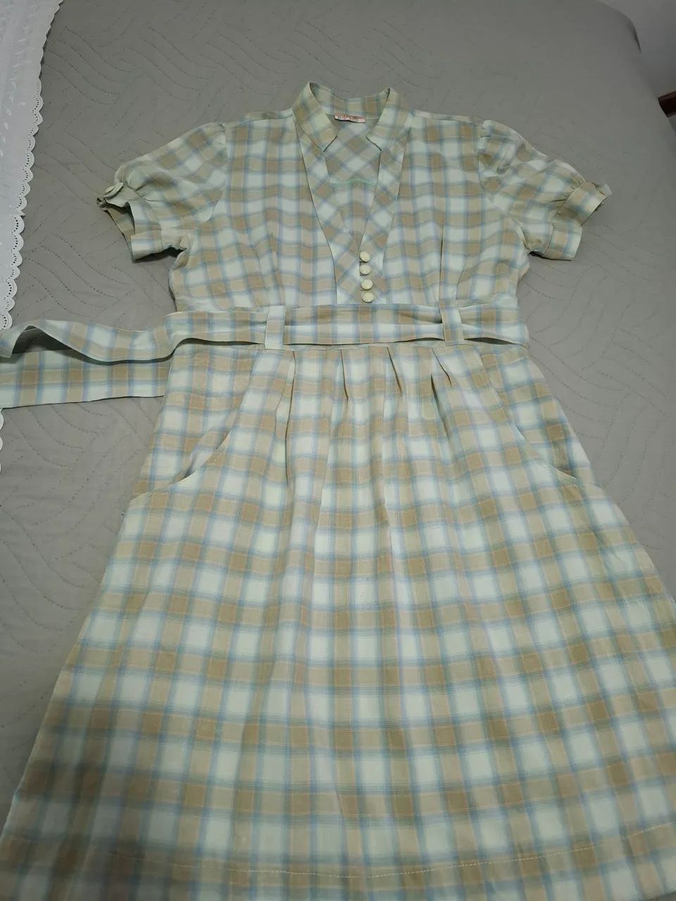 Vestido feminino xadrez 