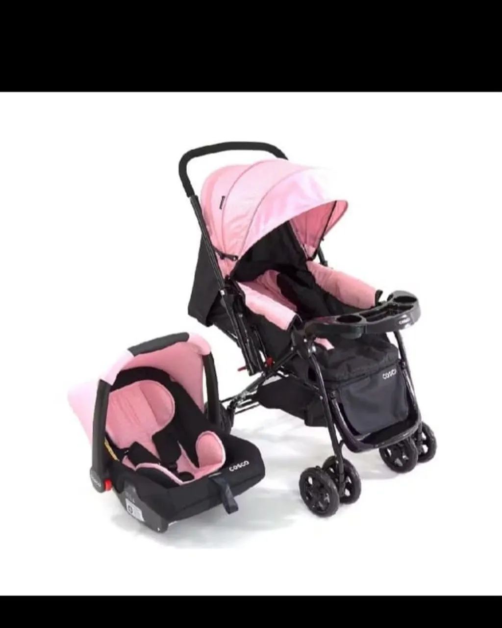 Vendo carrinho e bebe conforto - Foto 5