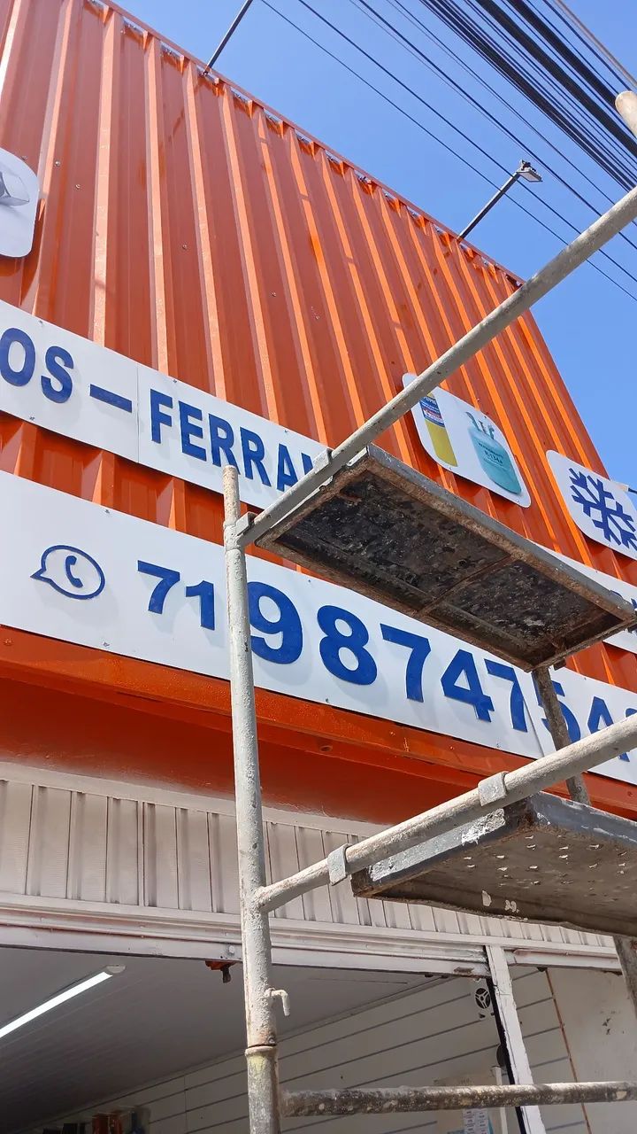 Fachada em acm e letras - Foto 4
