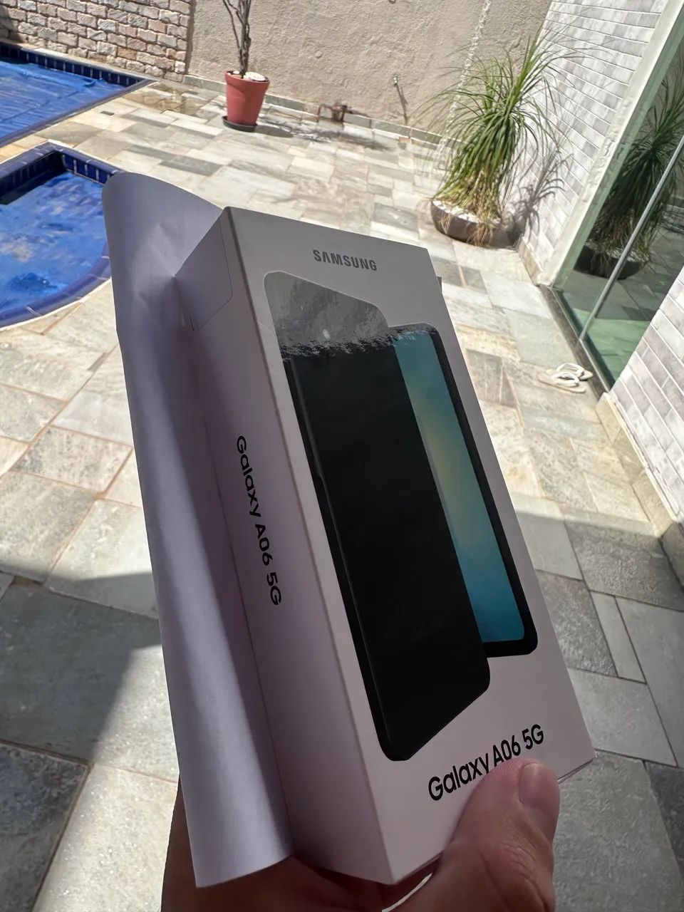 Samsung Galaxy A06 5G 128Gb Preto, capinha brinde Qvibe