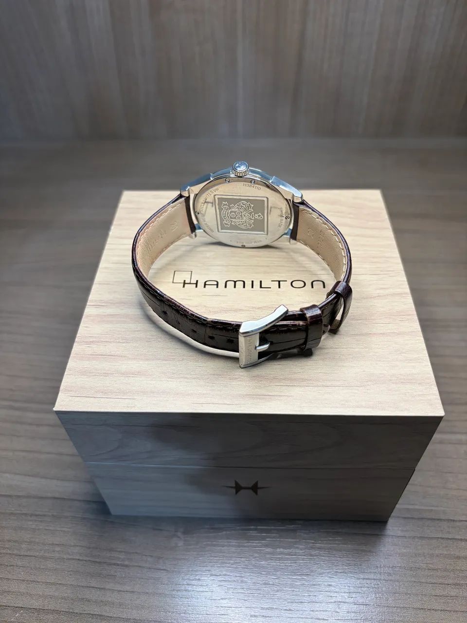 Relógio Hamilton Jazzmaster Thinline Small Second Azul  - Foto 5