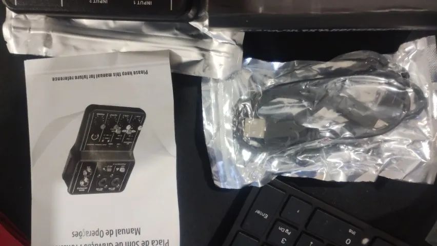 Interface de Áudio Teyun Q12 2 Canais USB 48kHz 16bit Mesa de Som - Foto 5