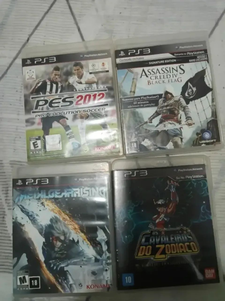 PACOTE 4 JOGOS PS3 