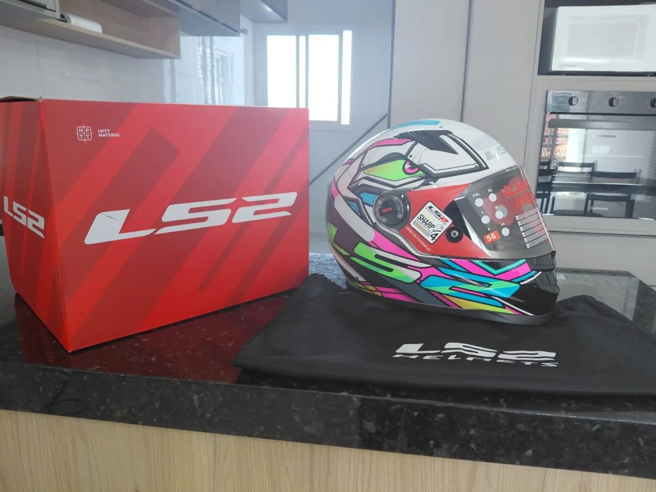 Capacete LS2 Xdron Rosa - Foto 2