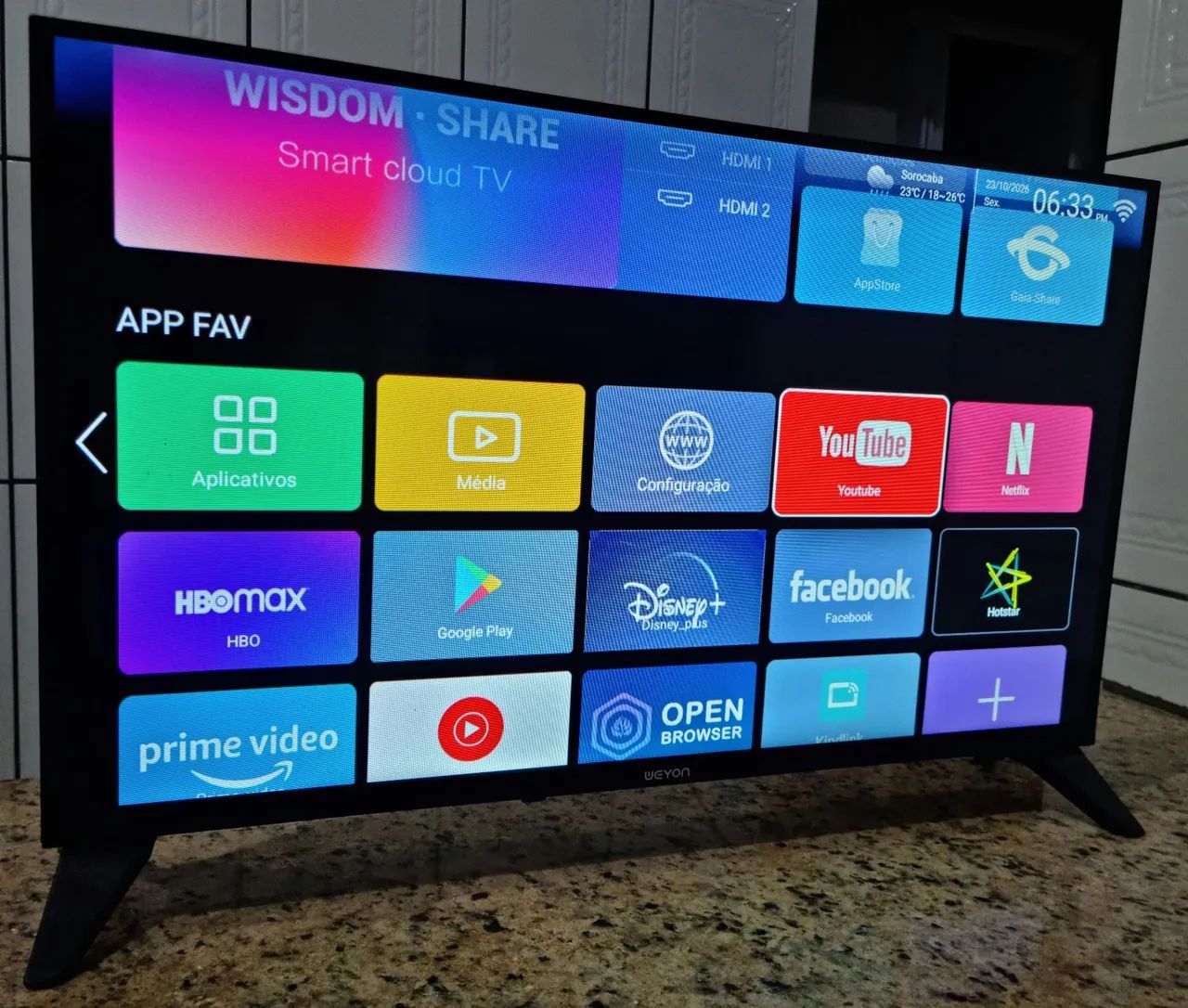Tv Smart 32 polegadas weyon Android 14  - Foto 2