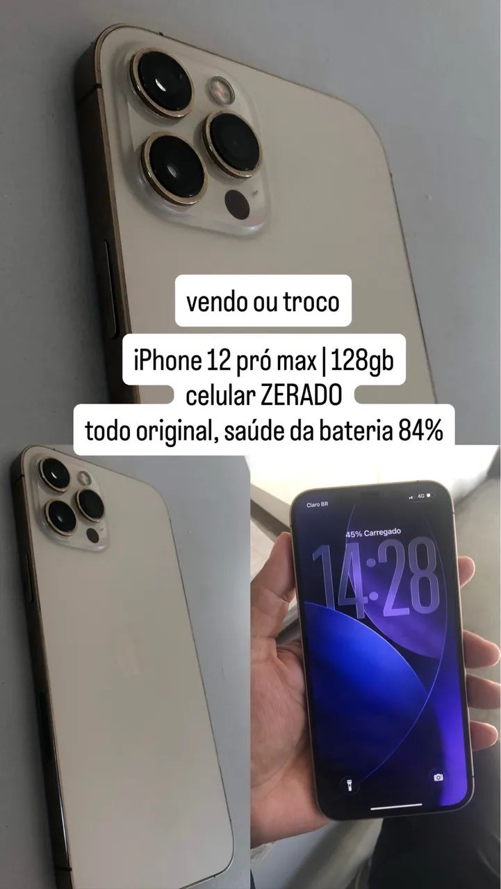 iPhone 12 pró max 128gb - Celulares e Smartphones - Parque Jóquei