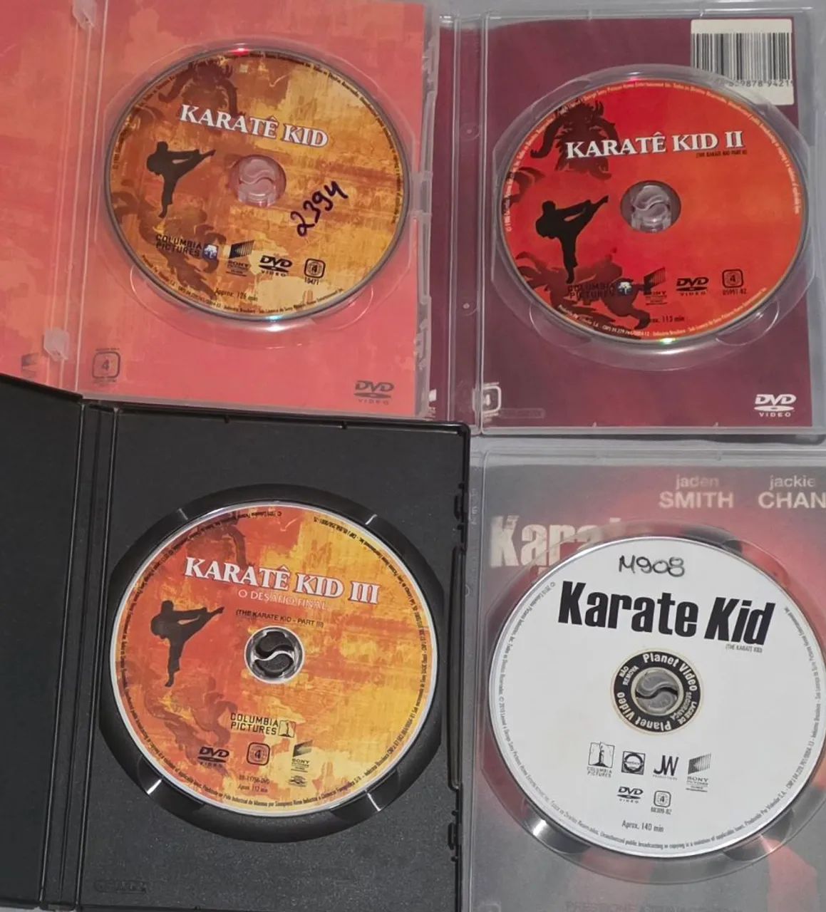 dvds karate kid 1, 2, 3 e jackie chan - Foto 3