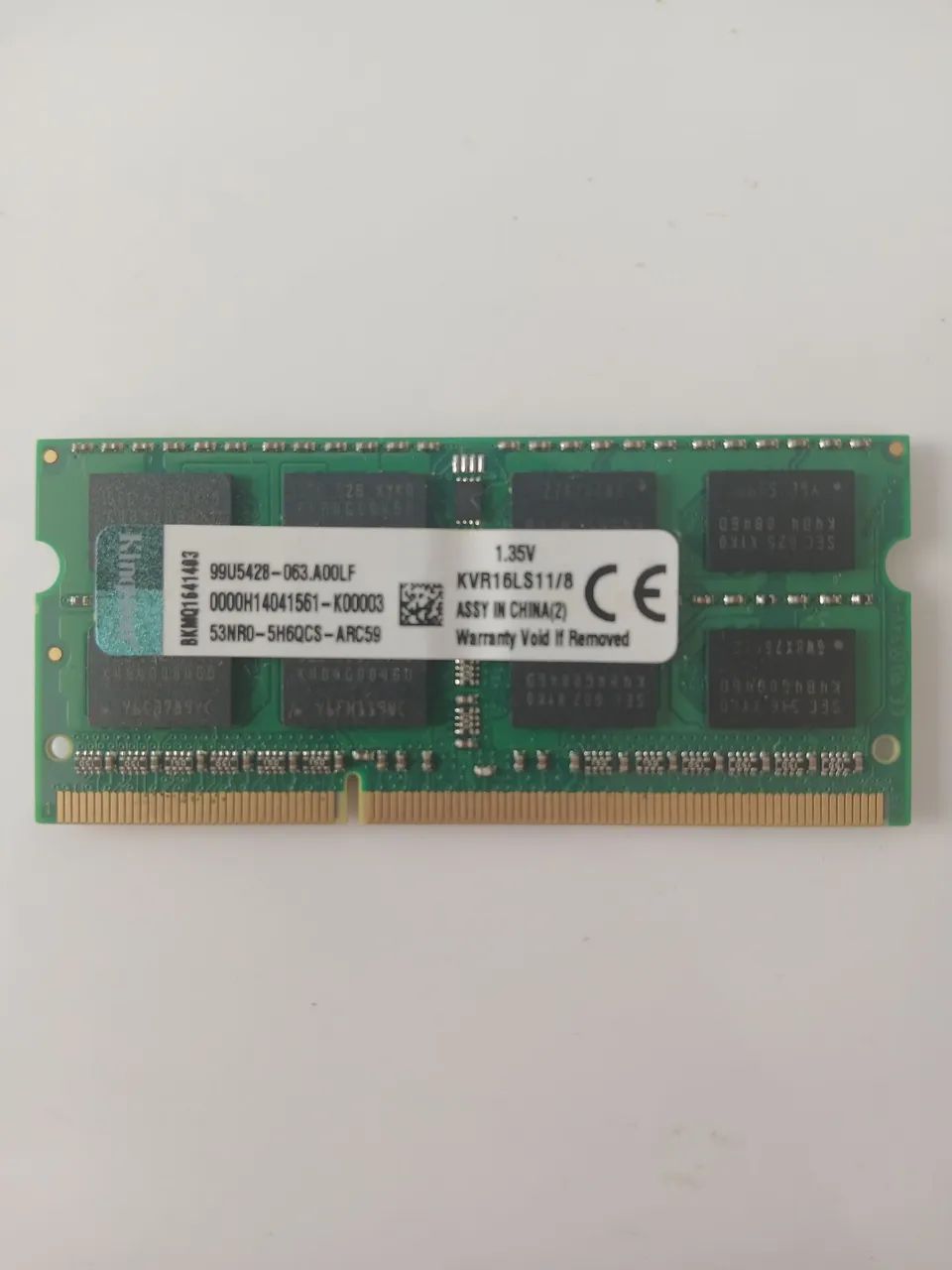 Memória Ram 8gb Ddr3l Notebook