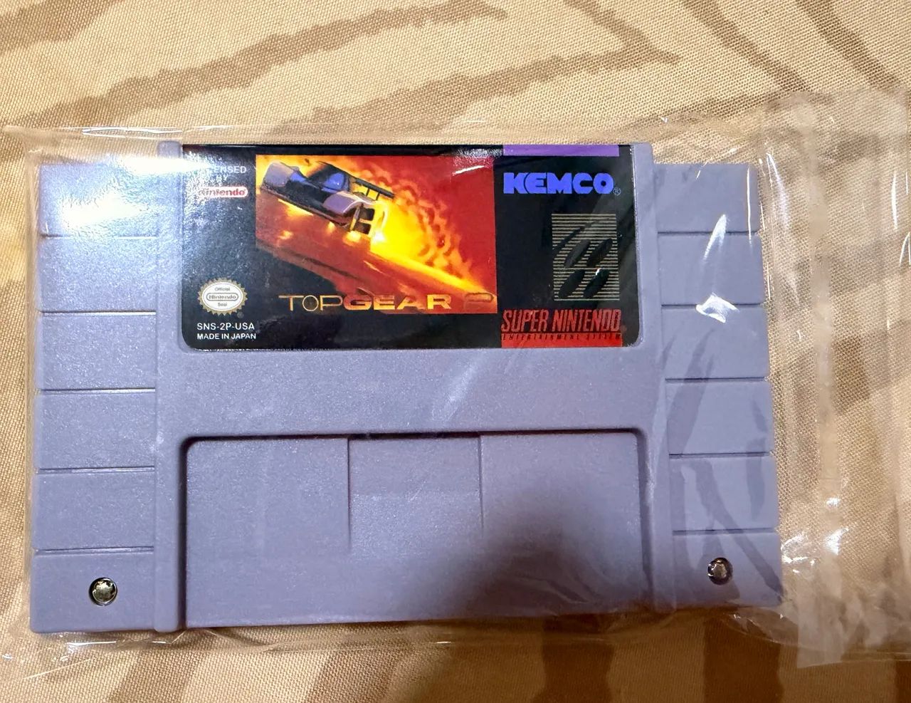 Super Nintendo Top Gear 2 REPRO