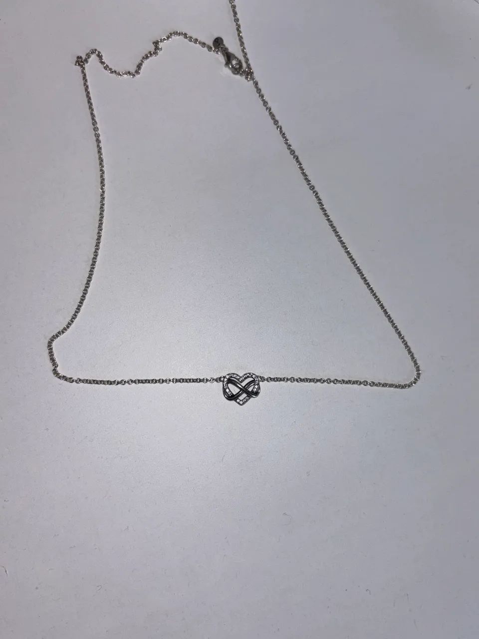 Colar Infinito Coração Pandora 