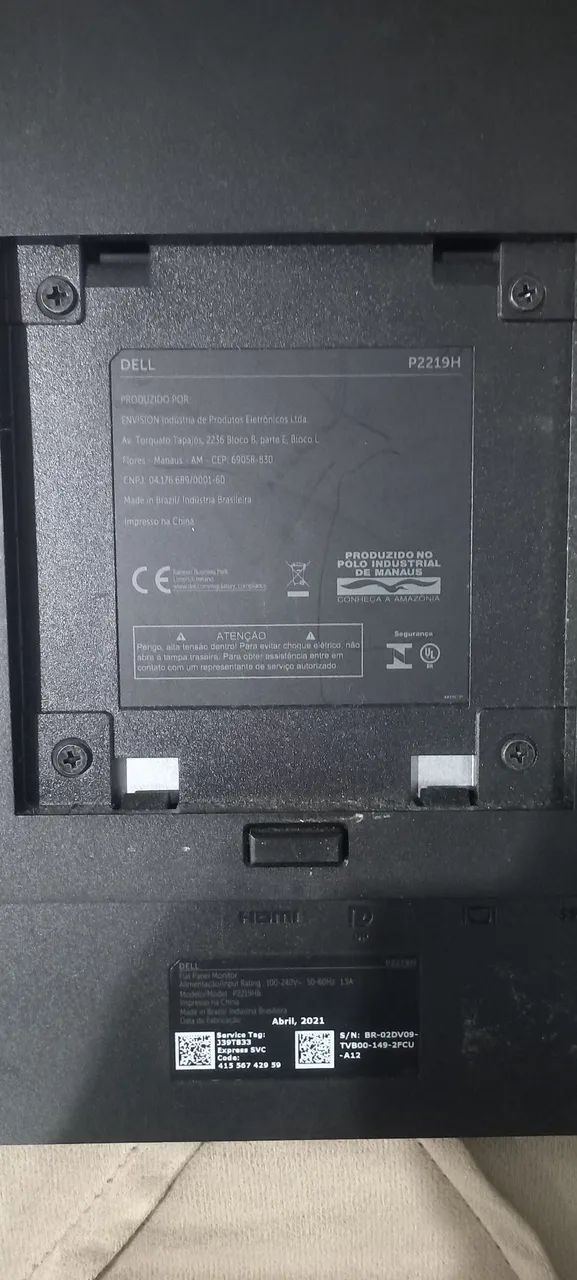 Monitor dell P2219H Quebrado - Foto 2