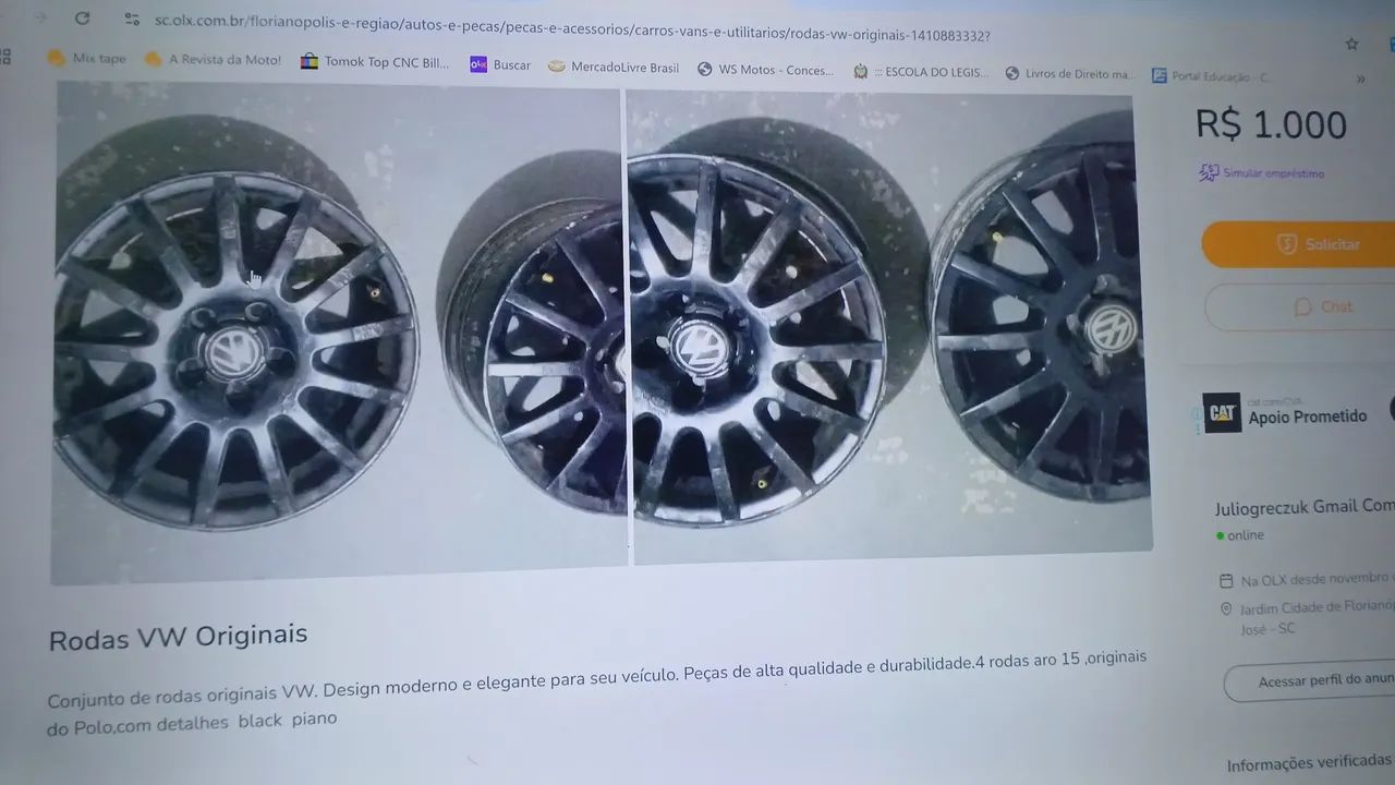 Reboque  de veículo fox2013 