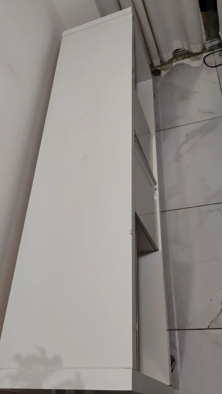 Rack branco para TV - (1,90m) - bom estado de conservação  - Foto 4