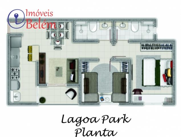 Lagoa park apt 2/4 com suíte - Foto 18