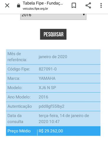 Moto yamaha, Xj6 sp, modelo 2016, cor Branca, edição especial - Foto 9