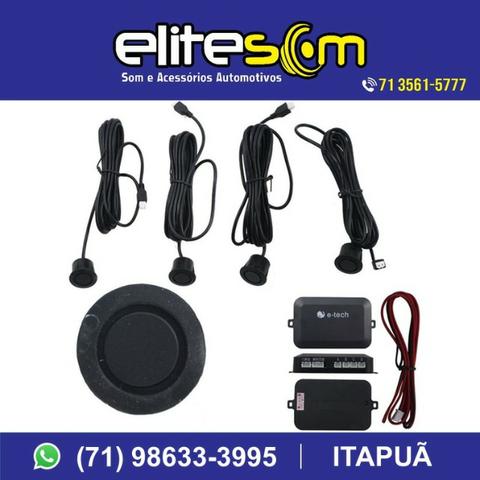 Sensor de Estacionamento Emborrachado com Display, instalado na Elite Som