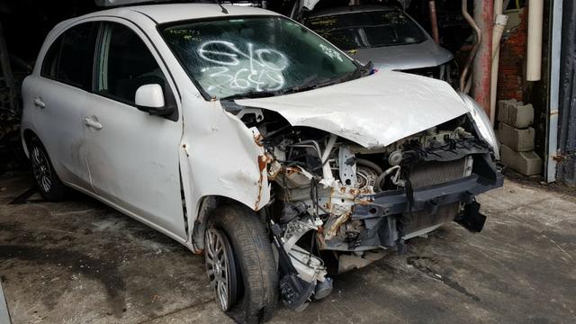 Nissan march 2014 sucata retirada de peças com baixa e nota - Foto 3