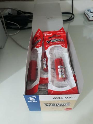 Caixa Cartucho Marcador quadro branco VboardMaster Vermelho