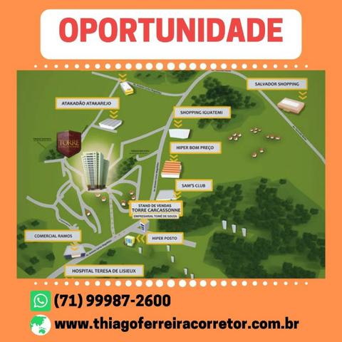Excepcional Torre Carcassone, 2 Quartos com suíte, em 54m² no Iguatemi - Foto 5