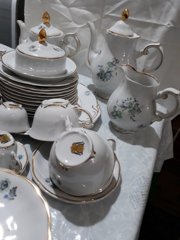 Jogo de café, chá e bolo Porcelana Barão do Rio Branco - Foto 3