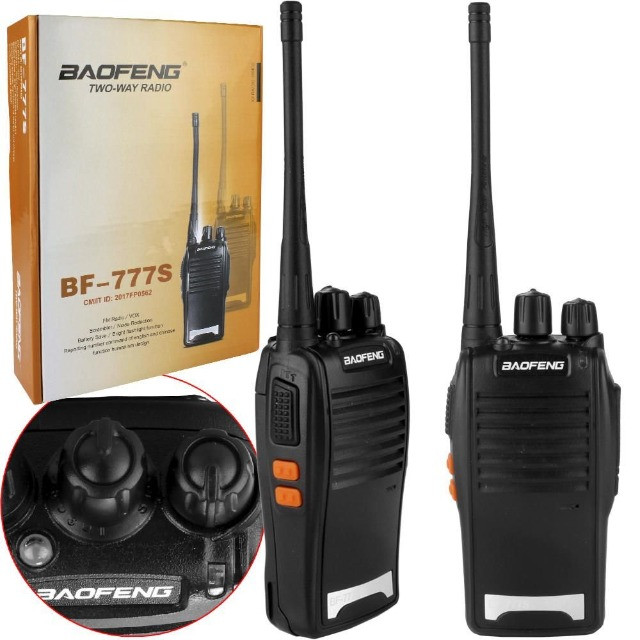 Kit 2 Rádio Comunicador e Transmissor Walk Talk Baofeng Bf777s - Foto 4