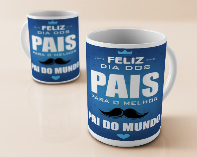 Caneca Porcelana Dia dos Pais - Foto 5