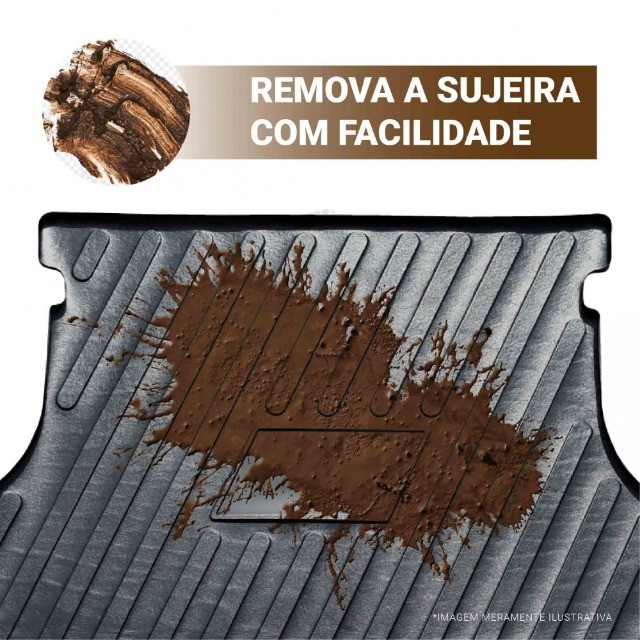 Tapete Protetor Bandeja P/ Porta Malas - Fiat Cronos - Foto 2