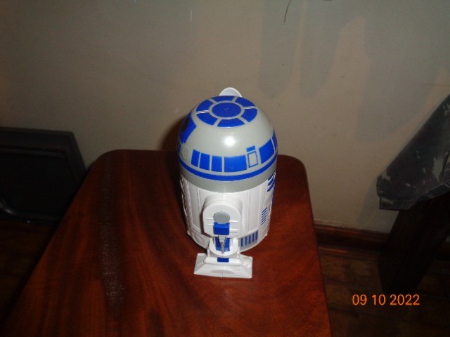 Porta Cereal R2d2 Com Colher De Plástico Nestlé - Star Wars - Foto 3