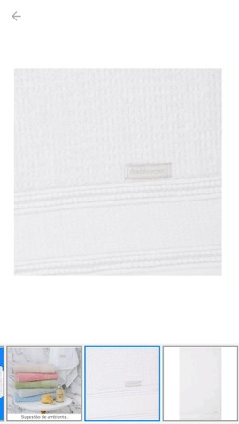 Jogo de toalhas Buddemeyer branco  - Foto 5