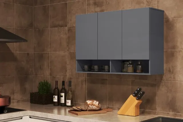 Armario 3 Portas Milao Com Serve para quarto e cozinha