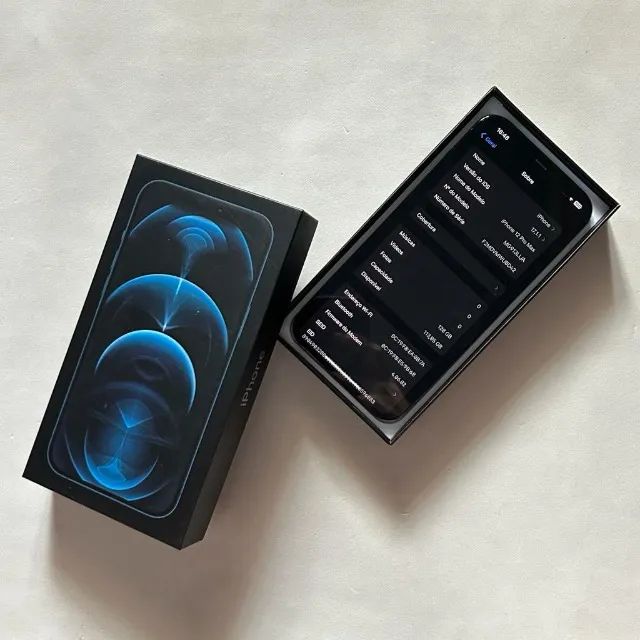 iPhone 12 Pro Max 128GB (Azul) - Celulares e Smartphones