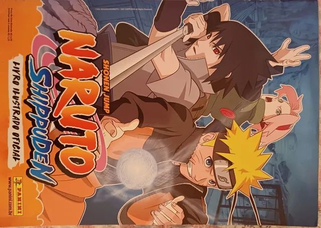 Naruto Shippuden - Álbum Capa Cartão