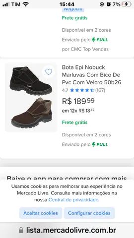 Botas  MercadoLivre.com.br