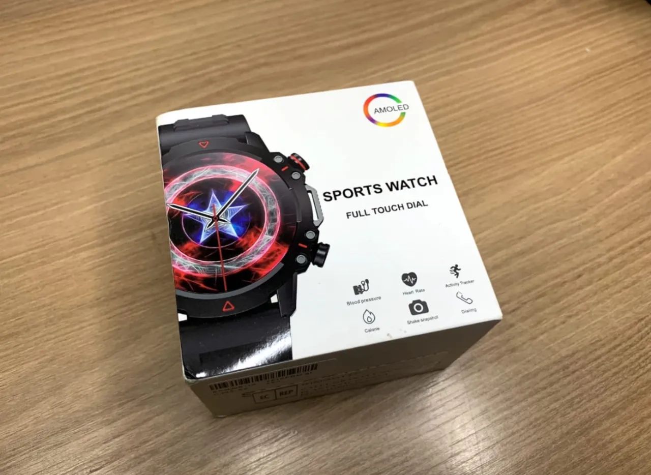 Smart Watch LEMFO tela AMOLED