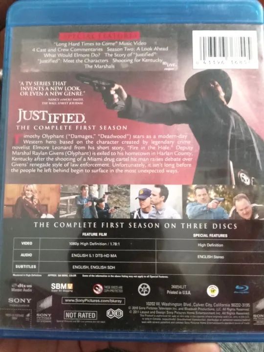 PROGRAMA DE TV JUSTIFIED - A PRIMEIRA TEMPORADA COMPLETA - Foto 3
