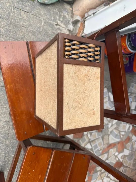 Luminária de parede Vintage em ferro - Foto 4