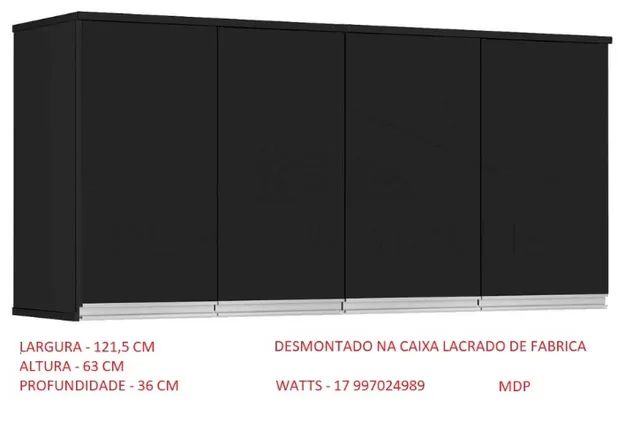 Gabinete + Tampo + 2 Aéreos Desmontados na Caixa Lacrado - Foto 2