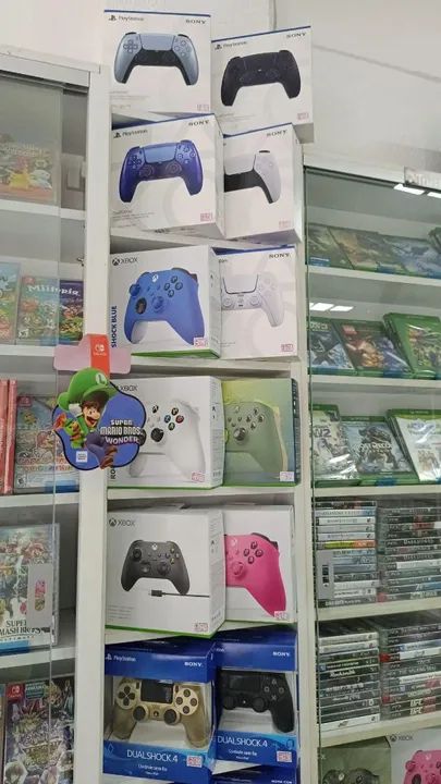Controles modelos de PS5, ps4, Xbox e Nintendo switch 