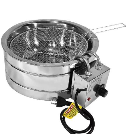 Tacho de frituras eletrico e a gás Pronta entrega. Rei do Inox