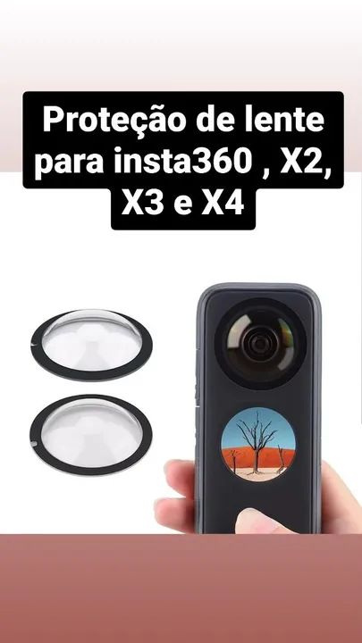 Proteção de lente para insta360 X2, X3 e X4