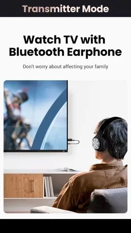 Adaptador Bluetooth UGREEN 2 em 1 para TVs e Aparelhos de Som (Novo) - Foto 3