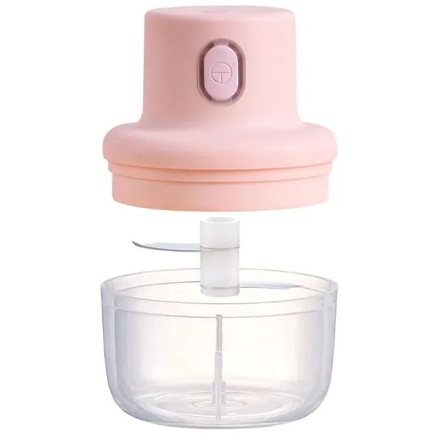 Mini Processador Alimentos Recarregável Usb 250ml Triturador - Foto 2