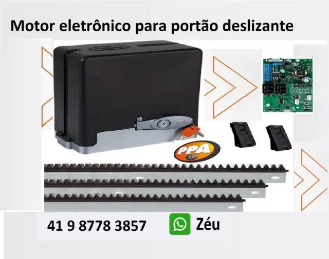 Motor eletrônico para portão deslizante  