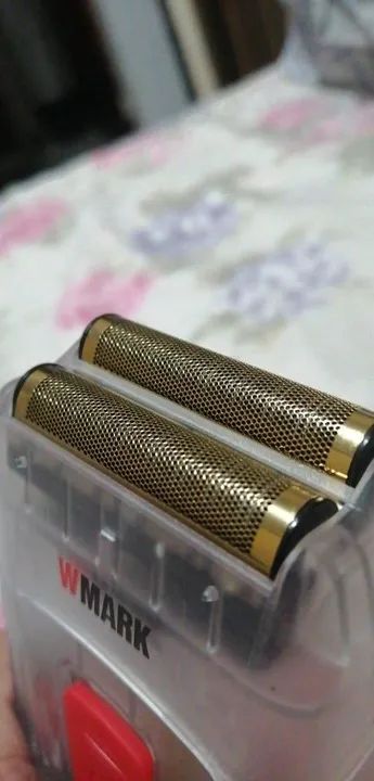 Shaver aparador e barbeador Wmark/design transparente/zero gap/120 minutos de uso - Foto 5