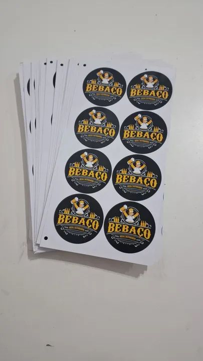 Adesivo Personalizado Recortado Redondo - Foto 2