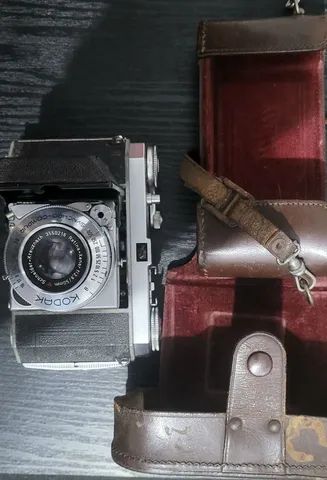 Maquina KODAK RETINA Vintage Antigo Retro Clássico<br>Câmera com visor de fole dobrável  - Foto 3