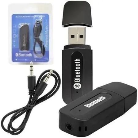 Frete grátis/Adaptador e receptor Bluetooth USB para carro