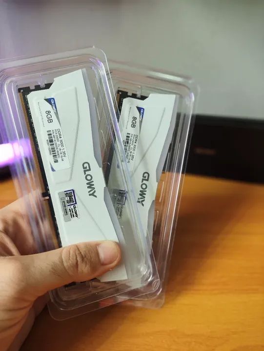 Memória RAM 8gb 2x ddr4 de gloway 3000 Mhz RGB - Foto 3