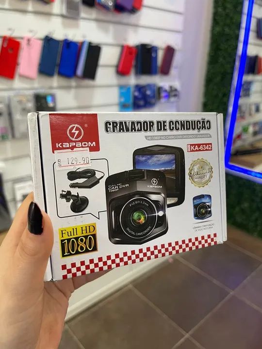 Gravador de Condução Full HD 1080P Kapbom - Novo