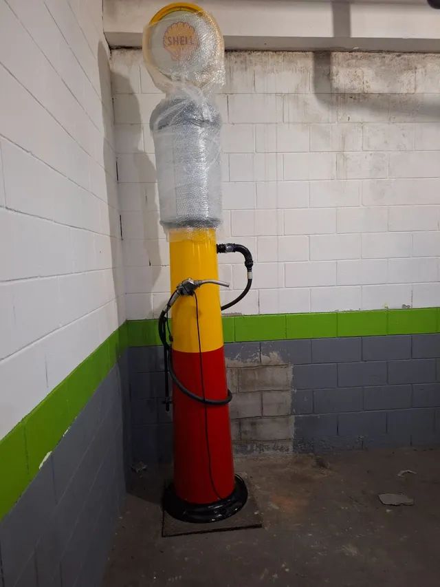 Bomba combustivel gasolina Shell Wayne 1922 réplica tipo coqueiro - Foto 4